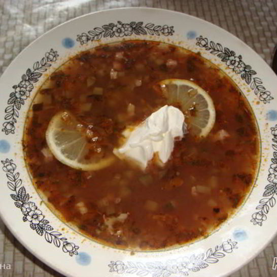 Рецепт солянки сборной мясной