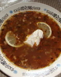 Солянка сборная мясная