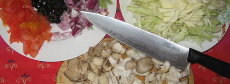 солянка тушеная свиная с вешенками. Шаг 3