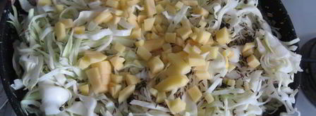 солянка тушеная свиная с вешенками. Шаг 7