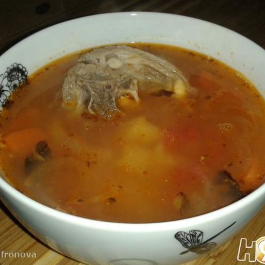 Рецепт супа из баранины с помидорами и рисом