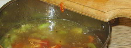 суп из бараньих ребрышек с чечевицей. Шаг 8