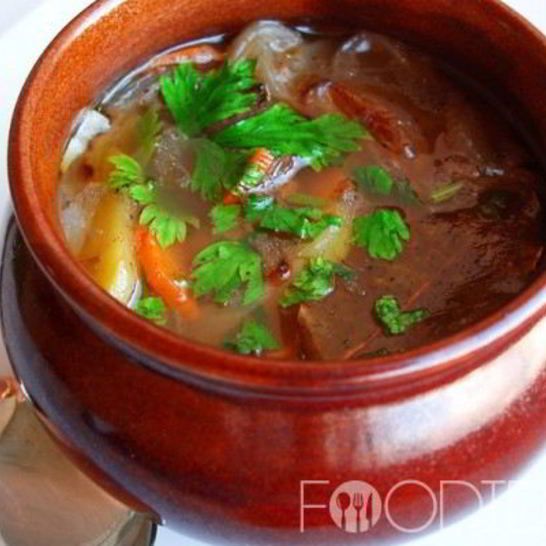 Рецепт супа из маслят