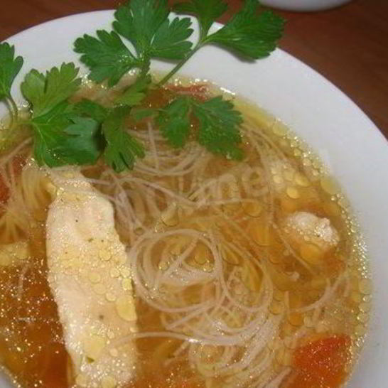 Рецепт супа китайского с рисовой лапшой