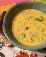 Суп-крем сырный с курицей