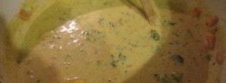 суп-крем сырный с курицей. Шаг 4