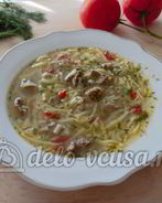 Суп-лапша с мясом