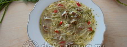 суп-лапша с мясом. Шаг 10