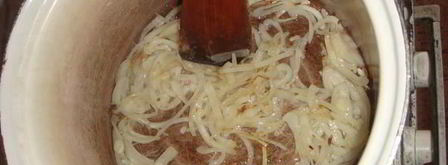 грибной суп-пюре капучино. Шаг 4