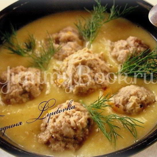 Рецепт картофельного супа-пюре с чесночными фрикадельками