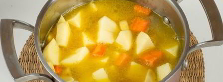 картофельный суп-пюре с корнем сельдерея. Шаг 8