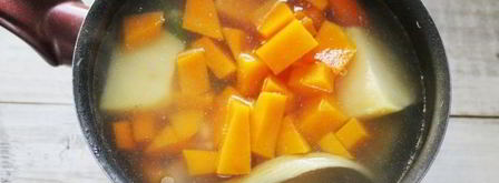 куриный суп-пюре с тыквой. Шаг 8