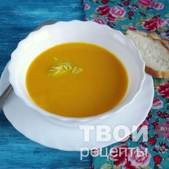 Рецепт морковного супа-пюре с имбирем