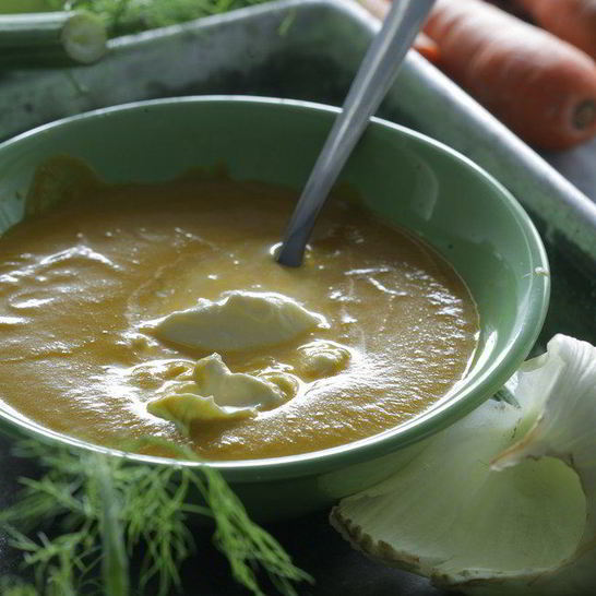 Рецепт морковного супа-пюре с кориандром