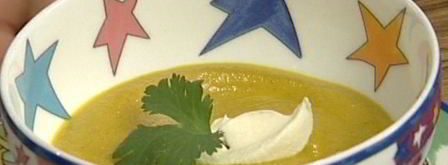 морковный суп-пюре с кориандром. Шаг 7