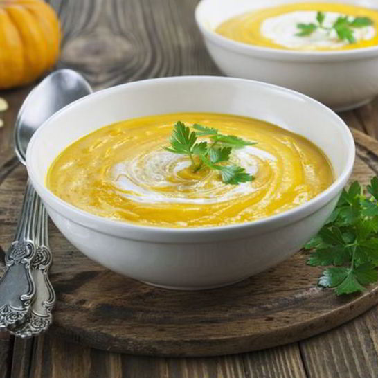 Рецепт нежного супа-пюре из тыквы