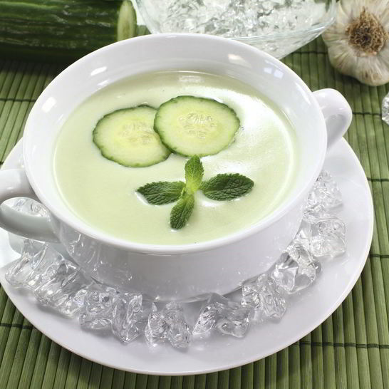 Рецепт огуречного супа-пюре
