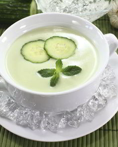 Огуречный суп-пюре