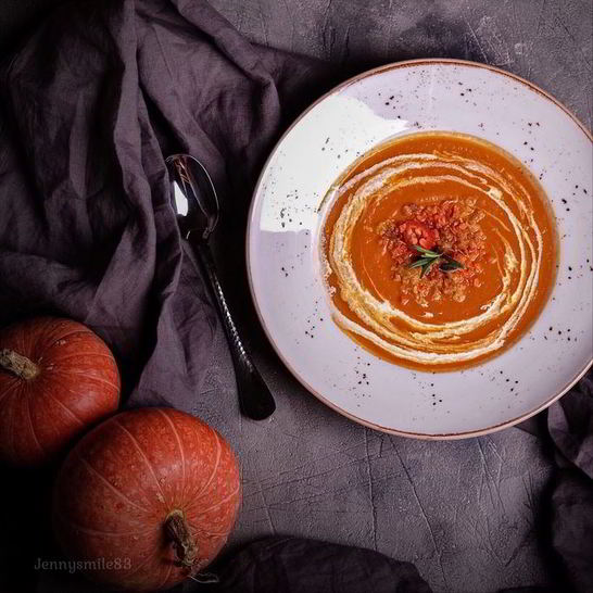 Рецепт острого тыквенного супа-пюре