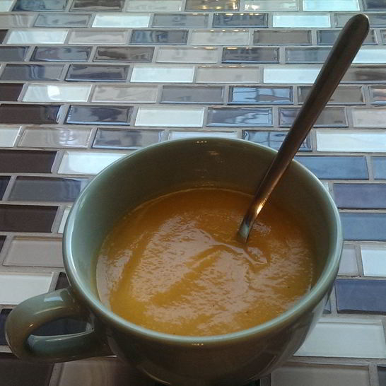 Рецепт овощного супа-пюре с кабачками и чесноком