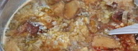 постный грибной суп-пюре. Шаг 4