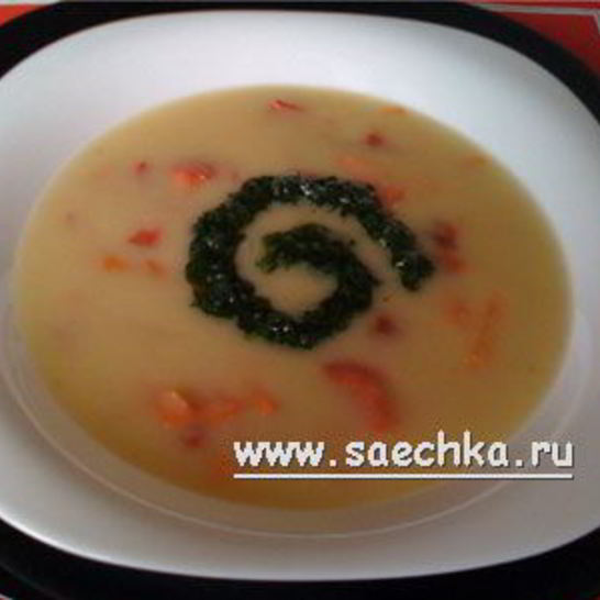 Рецепт постного супа-пюре из печеных овощей