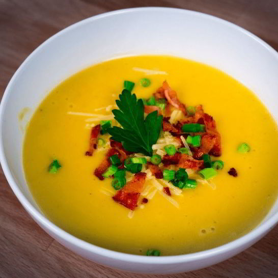 Рецепт пряного супа-пюре из тыквы