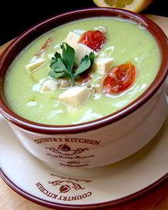 Суп-пюре из авокадо