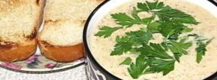 суп-пюре из белых грибов в блендере. Шаг 6