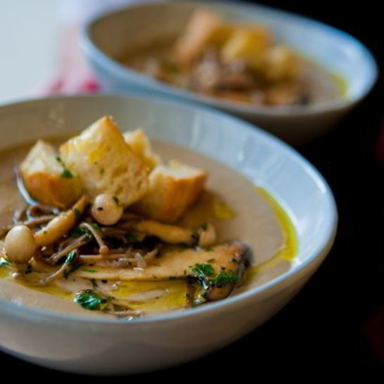 Рецепт супа-пюре из белых сушеных грибов