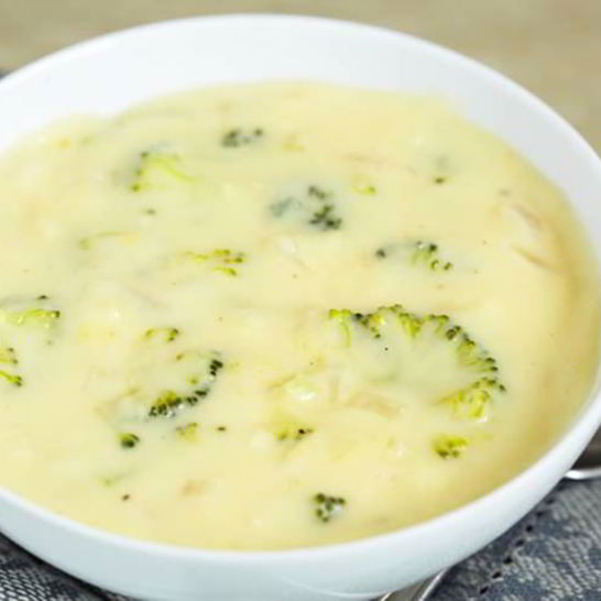 Рецепт супа-пюре из брокколи и сыра