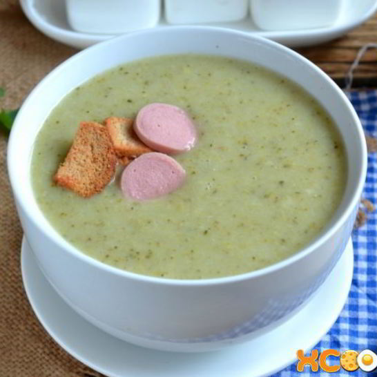 Рецепт супа-пюре из брокколи со сливками