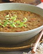 Суп-пюре из чечевицы