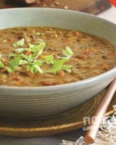 Суп-пюре из чечевицы