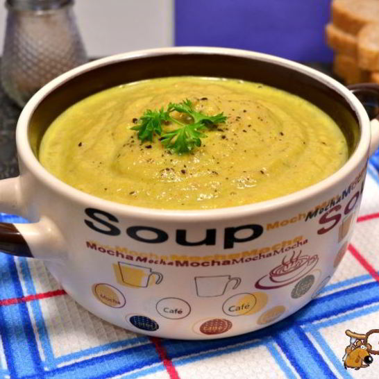 Рецепт супа-пюре из кабачков и шампиньонов