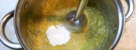 суп-пюре из кабачков и шампиньонов. Шаг 4