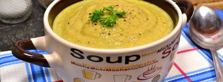 суп-пюре из кабачков и шампиньонов. Шаг 5