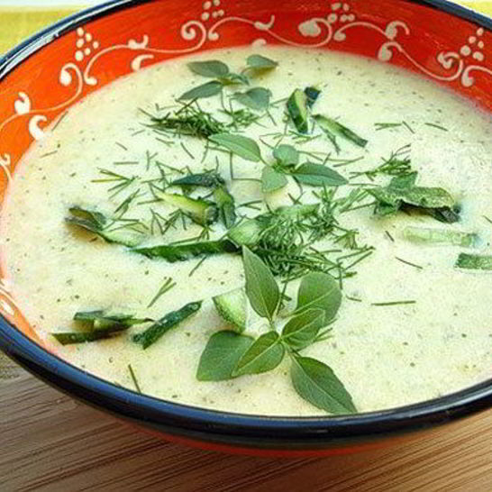 Рецепт супа-пюре из кабачков и зеленой фасоли