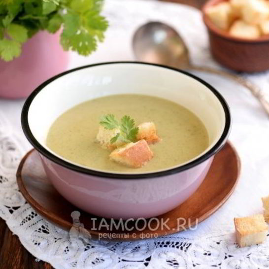 Рецепт супа-пюре из кабачков со сливками