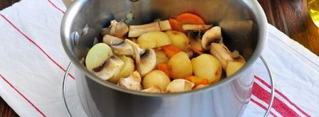 суп-пюре из кабачков со сливками. Шаг 4