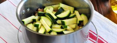 суп-пюре из кабачков со сливками. Шаг 5