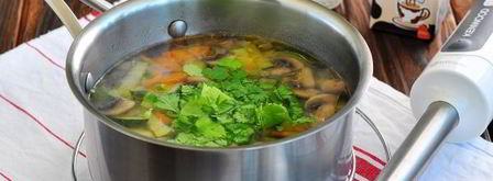 суп-пюре из кабачков со сливками. Шаг 7