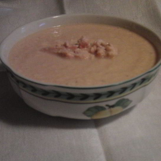 Рецепт супа-пюре из красной рыбки