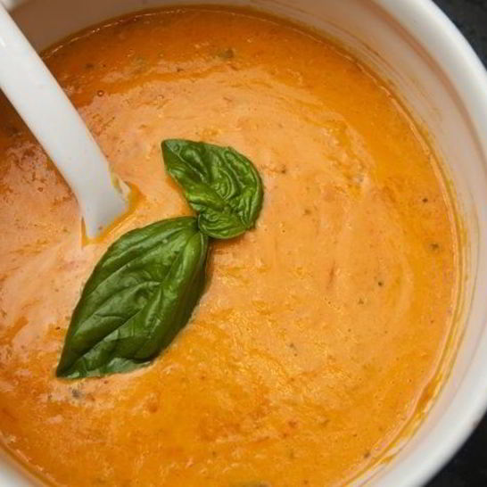 Рецепт супа-пюре из помидоров с рисом