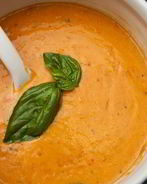 Суп-пюре из помидоров с рисом