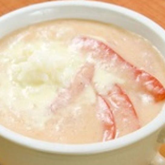 Рецепт супа-пюре из риса, лука и помидоров