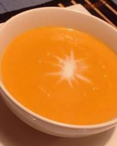 Суп-пюре из сладкого картофеля и репы