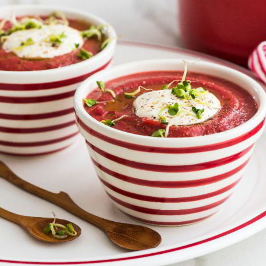 Рецепт супа-пюре из свеклы и тыквы