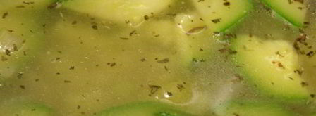 суп-пюре из цукини с мятой. Шаг 4