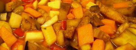 суп-пюре из тыквы и баклажанов. Шаг 6